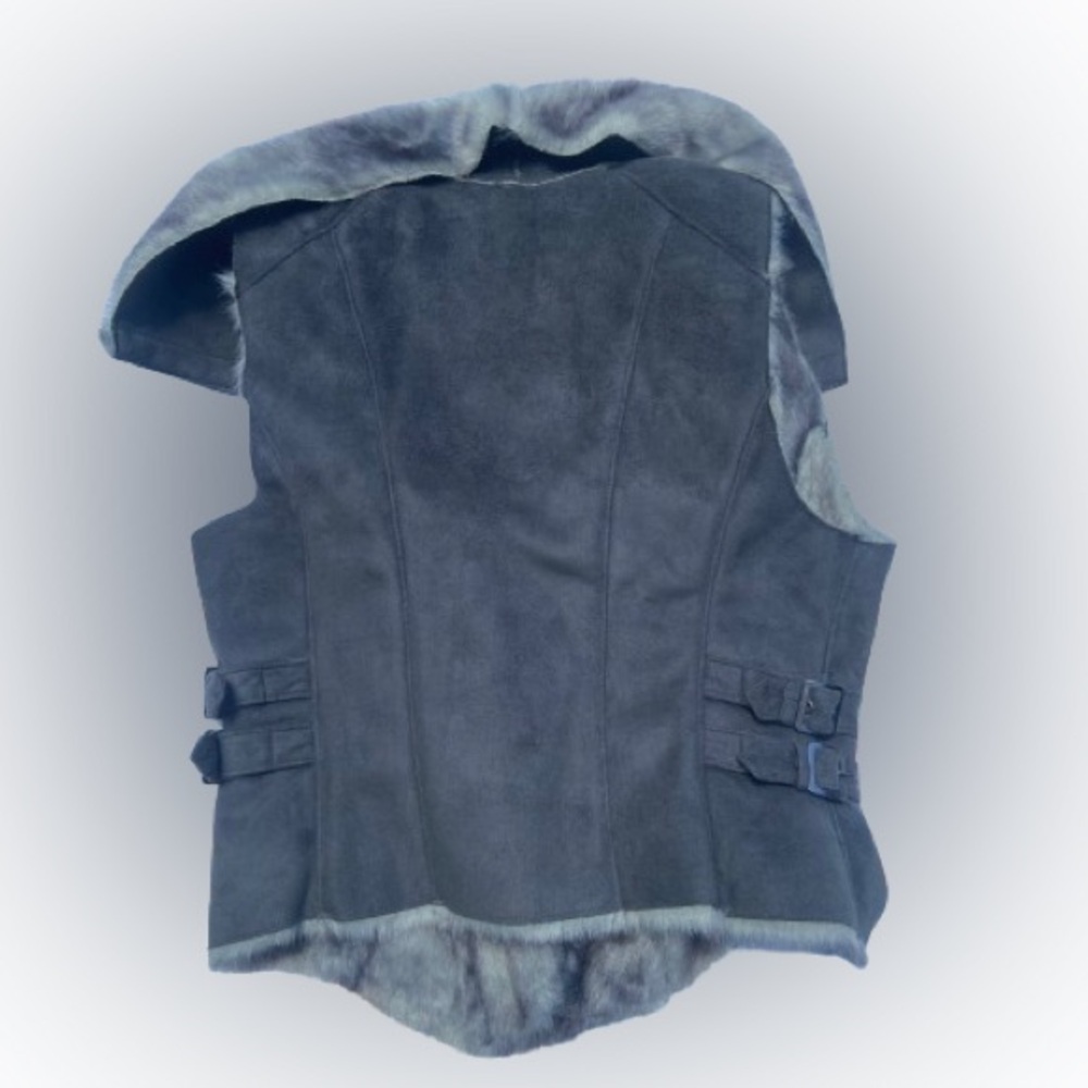 Bebe fur lined vest - Picture 3 of 4